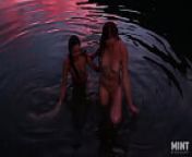 Talia Mint Naked Swims and Fucks Mia Rose from talia oyando naked