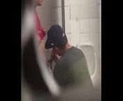 Pinoy cock sucking in public toilet. from pinoy gay