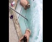 Caught naked girls in the pool. from girl pool nude
