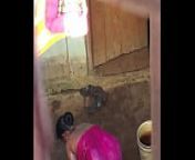 Desi village horny bhabhi nude bath show caught by hidden cam from village girl nude bathing and self recording at open area
