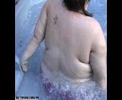 naked bbw in the pool from bbw nake