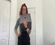 office punishment pegging from angry futa team lead - full video on Veggiebabyy Manyvids from redhead quickly accepted