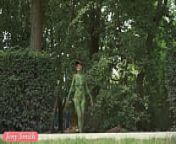 Invisible nakedness in the city. Body Art with public nude by Jeny Smith from tiktok invisible naked