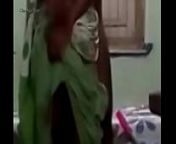 Desi with her saree lifted up and riding session video clip from green sari lifting to nu