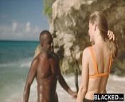 BLACKED Spontaneous BBC on Vacation from cayenne klein vs black cock
