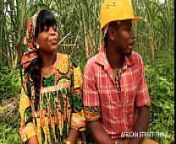 POV an unprecedented encounter in the village between an adulterous woman and her neighbor in the field followed by an outdoor public fuck on African Street thug from village woman ass outdoor