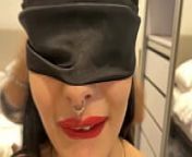 Blindfolded and Pissed from clen girl porn