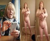 On a date with naked GILF MarieRocks from view full screen naked tiktok outfit change challenge from
