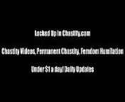 I will lock you in chastity for good from vai bon sex vediod village