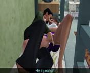 Stepdad fuck stepdaughter at night on bunk bed pt. 2 from the sims 4