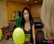 Lucky Brothers First Threeway Is With Slutty Step Sisters S4:E8 from step brother joi