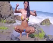 WTF so Hot and Sexy Micro Bikini Photoshoot 2017 at the Beach (Morena) from ramya hot bikini photoshoot videos