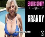 [GRANNY Story] Swim Time with Step Grandmother Part 1 from granny and boy love story
