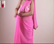 how to wear saree easily & quickly to look like slim & smart (480p).MP4 from how to wear saree sruthi lakshmi