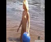 Nude Babe At The Beach from russian nudist