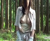Subtitled uncensored Japan milf forest vibrator blowjob from japanese teen outdoors