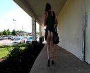 Staged skirt malfunction in public - milf shows everyone her big ass from accidents movie video