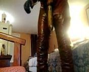 Farmer wear's leather clothing for months without washing them from masterbate cum les