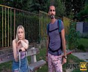 HUNT4K. Lost tourists at Hunters home from emira foods aka mimi doll 2