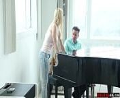 Alli shouldn't be such a bitch about her step-brother playing the piano when she's on the phone - FULL SCENE on https://www..com/ from www xxx seckshub allie