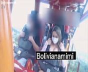 Gravada por las camaras de la monta&ntilde;a rusa con las tetas afuera Video completo en bolivianamimi.tv from public fans