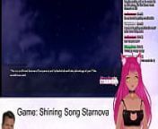 VTuber LewdNeko Plays Shining Song Starnova Aki Route Part 2 from amouranth hentai livestream video leaked