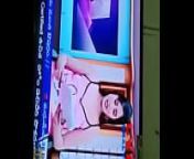 Swathi naidu watching her program with boyfriend from desi sta