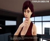 Milfy City Linda Part 7 Cindy Blowjob - ASMR - Cumplay Games from elcee asmr elcee