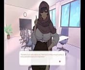 Tsundere Milfin [ HENTAI Game PornPlay ] Ep.1 My muslim boss got her ass stuck in the elevator with no panties ! from game xxxx com us s