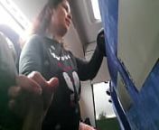 Exhibitionist seduces Milf to Suck & Jerk his Dick in Bus from car dick flash