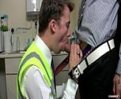 Europeans Jamie Rae and Nick Hill ass breed in office toilet from bd gay xxx toilet sex