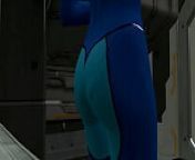 Samus Breast Inflation from giantess sfm samus and wii fit trainer part 3