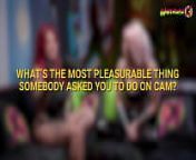 Interview with pornstar Sabien DeMonia and Kitty Azora at Warehouse X from secret stars no nude