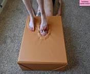 TSM - Rhea tramples my face in a worship box from standing trample