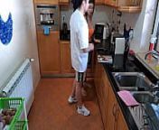 Wife fucks chef in cooking class and cums multiple times from japanese mom fuck son kitchen