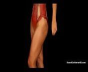 Caroline Wozniacki Sports Illustrated Swimsuit 2016 Bodypaint Set from caroline wozniacki red carpet