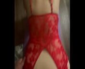 Fucking my Taiwanese milf doggy style in a red lingerie. from milf in lingerie fucked doggystyle
