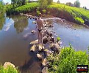 Real Fuck Young Russian Couple On The Bank Of The River - POV - MichaelFrost and MihaNika69 - Public from on river