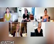 The Cast of Award Winning 'Teenage Lesbian' Reunites & Masturbates Together from webcam young girl