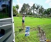 BANGBROS - Star Maps Dealer Shae Celestine Gets Slammed on Bang Bus from big brother reality sh