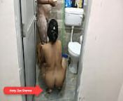 Bathroom Sex Of Real Life Indian Couple During Vacation from nikita sharma sex