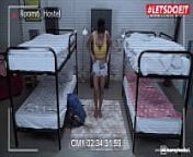 HORNY HOSTEL - (Jesus Reyes, Tina Fire) - Busty Brazilian Slut Rides Her Roommate's Big Black Cock from tina noir