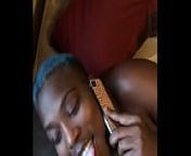 Big booty cougar eating bbc while on phone with her bd from bd video gang page cougar