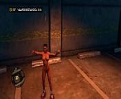 Saints Row The Third Ponytail Brunette dancing shaking ass from saints row boss factory nude woman