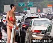 PREVIEW OF COMPLETE 4K MOVIE CAUSING A TRAFFIC JAM IN THE USA WITH AGARABAS AND OLPR from accidental nudity while dancing
