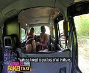 Female Fake Taxi Filthy lesbian taxi cab fun and orgasms from new fake fun taxi