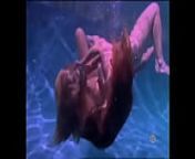 Two stunning lesbian girls make love under water! from water polo