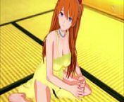 Horny Asuka in yellow dress gives you a guided handjob - Evangelion from camille ocean dreams dress