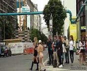 Busty blonde gets gangbang in public from celina naked images