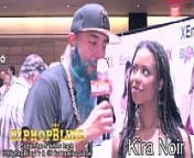 HHB interview with Kira Noir at 2019 AVN Las Vegas from xxx hhb